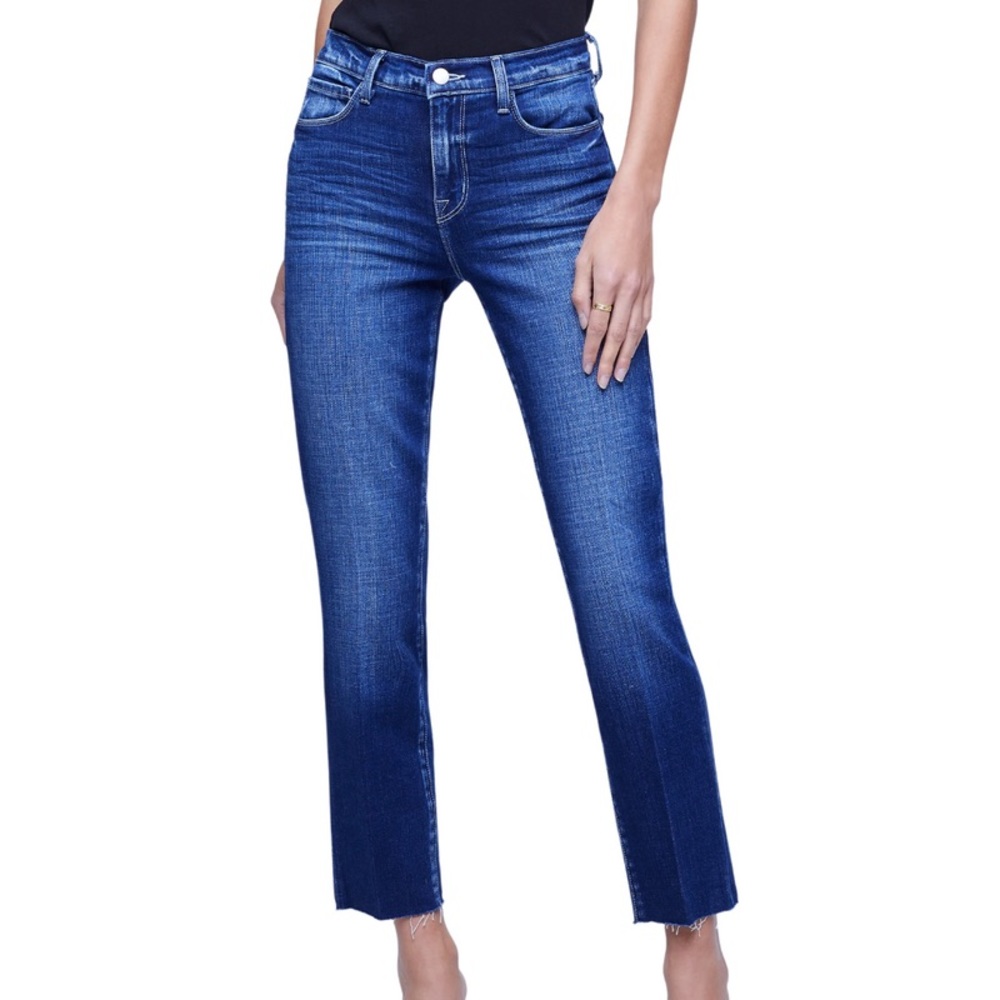 L'AGENCE Sada Jean in Frisco Size 30 Slim Crop Modern Chic Contemporary